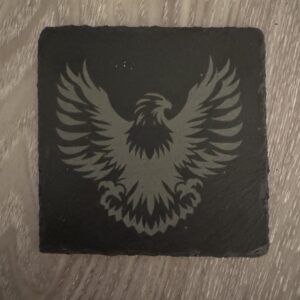 Slate Coaster - Eagle Wingspan
