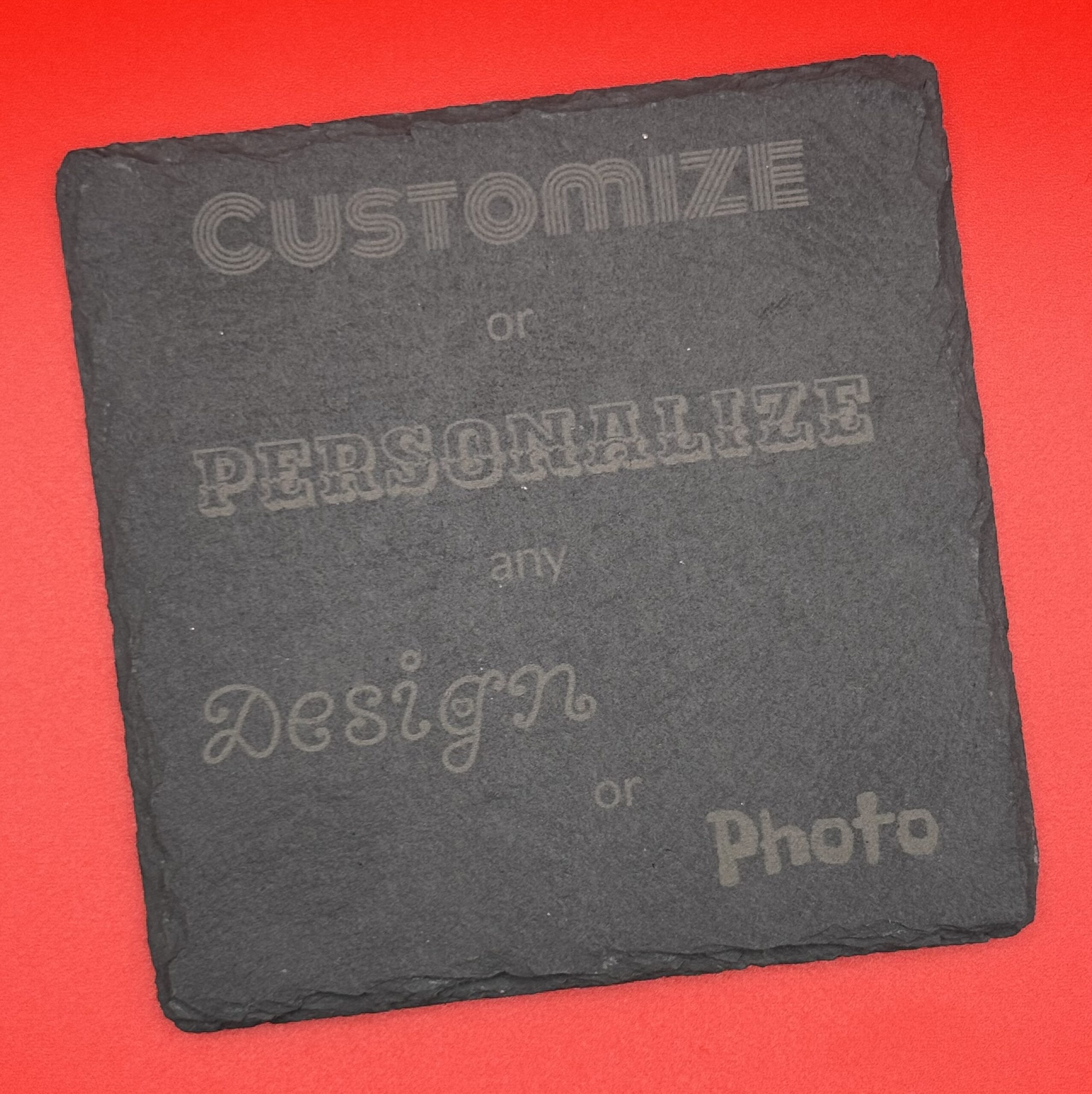 Slate Coaster - Customization